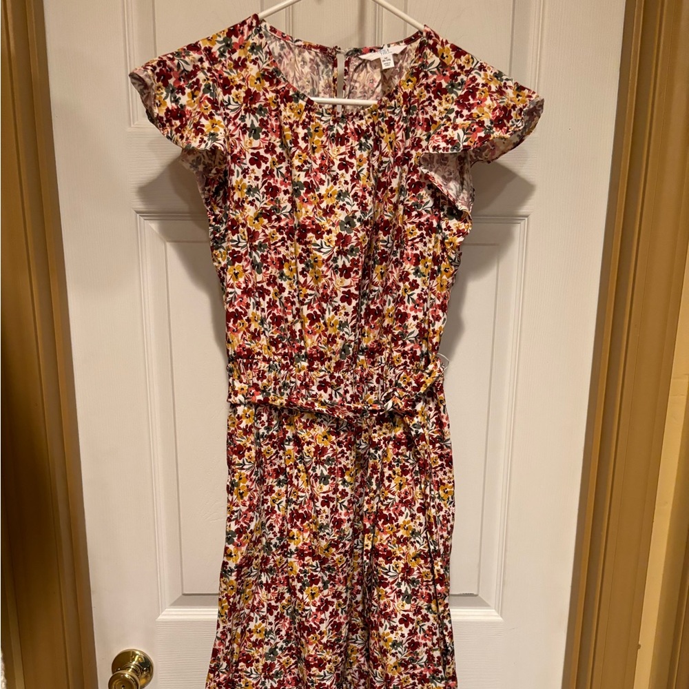Maxi dress with belt